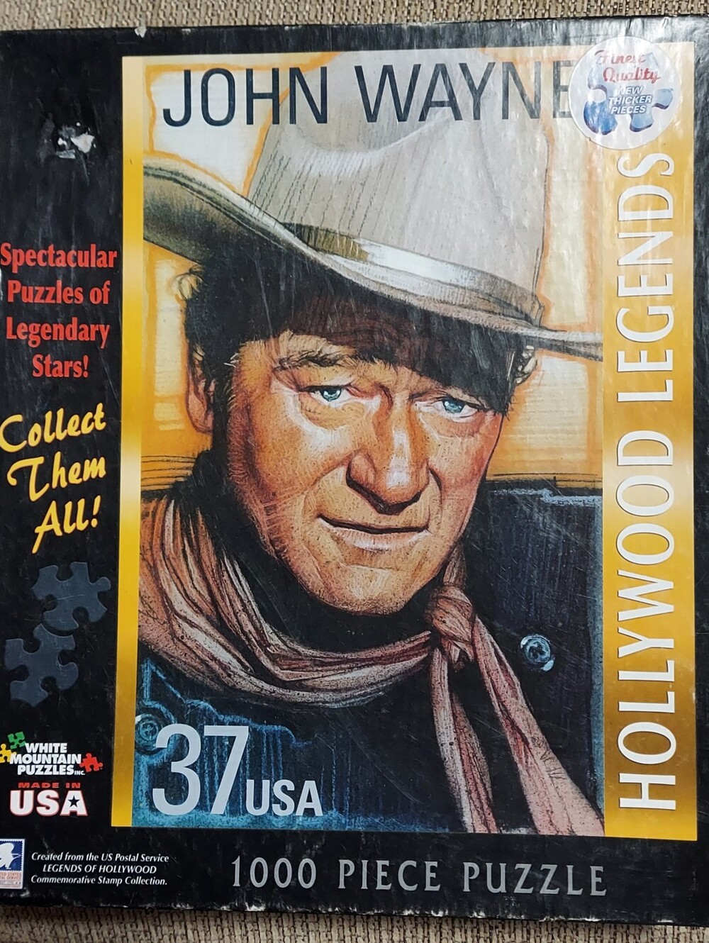 White Mountain "Hollywood Legends - John Wayne" - 1000 Piece Puzzle